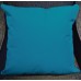 PL22a Turquoise Blue Canvas Water Proof Outdoor Cushion Cover/Pillow Case Custom   391545678563